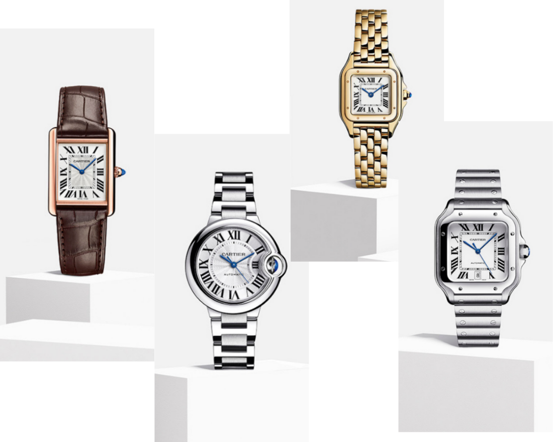 Cartier watches view the entire collection